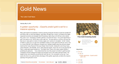 Desktop Screenshot of gold-news.goldprice.org