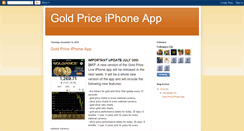 Desktop Screenshot of gold-price-iphone-app.goldprice.org