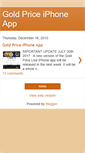 Mobile Screenshot of gold-price-iphone-app.goldprice.org